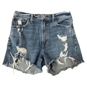 Abercrombie and Fitch Women's The 4" High Rise Mom Jean Short Size 27 / 4
